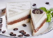 eleganckie ciasta na komunie i urodziny, ciasto Torcik Mocca